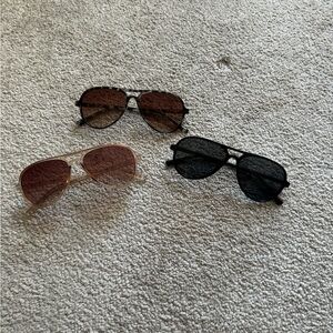 Set of 3 Trendy Sunglasses